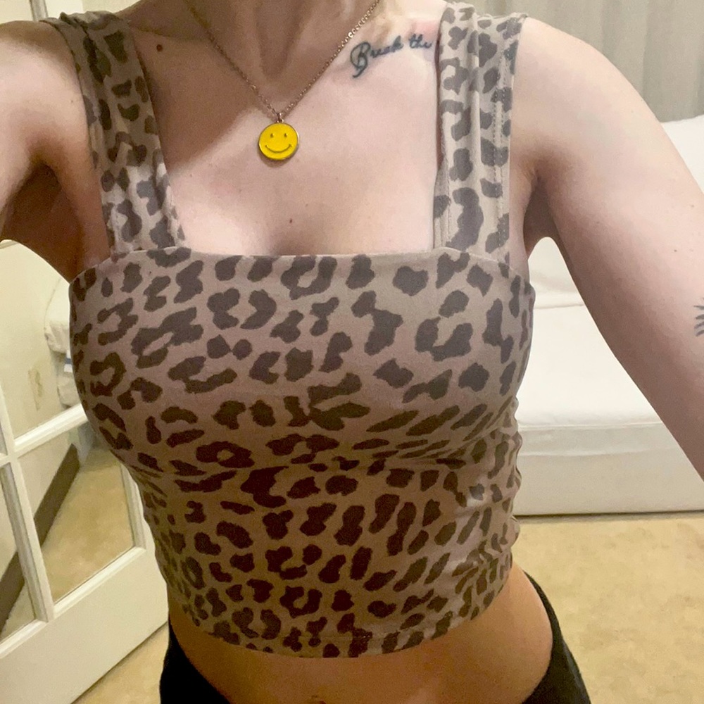 Leopard Crop Top